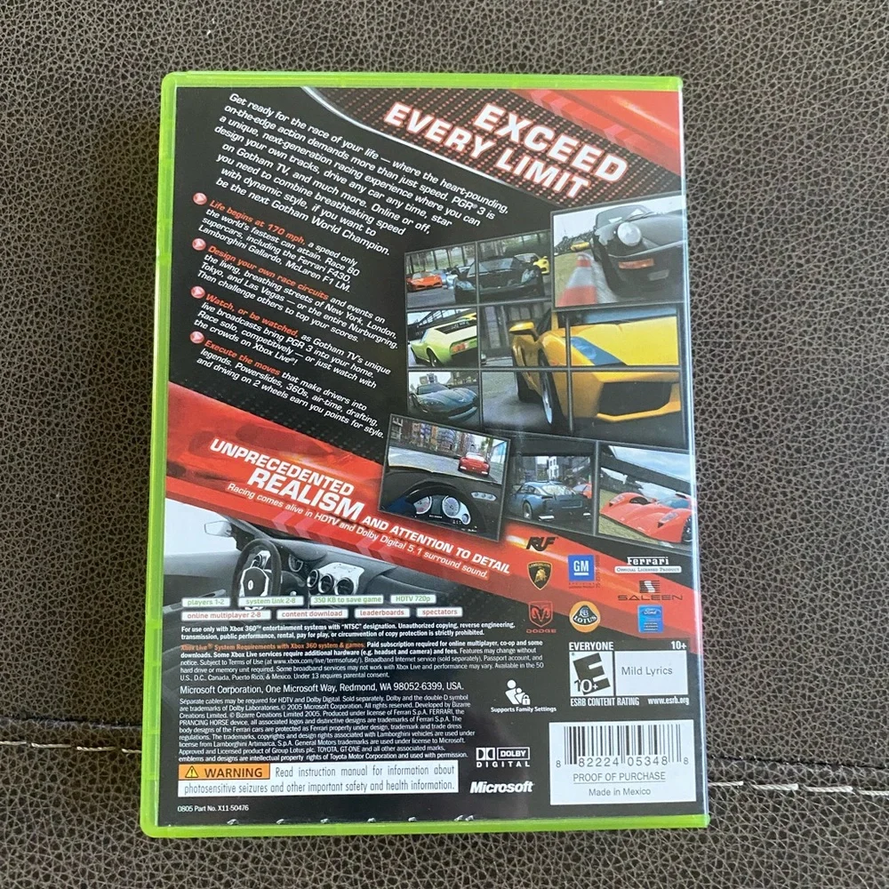 Project Gotham Racing 3 (Microsoft Xbox 360, 2005)